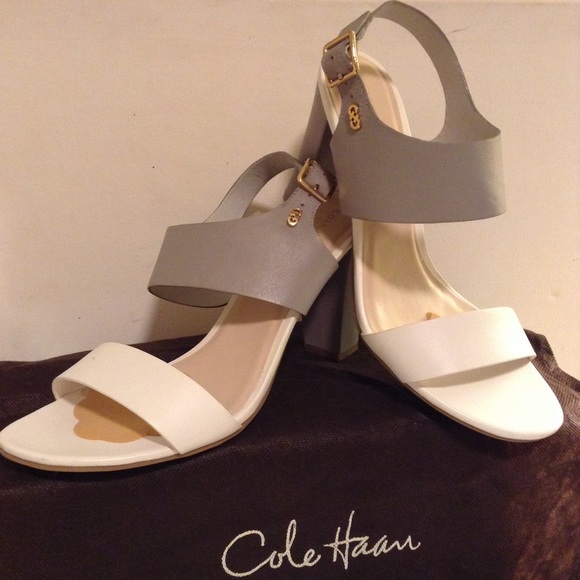 Cole Haan Shoes - COLE HAAN - beautiful open toe chunky heels